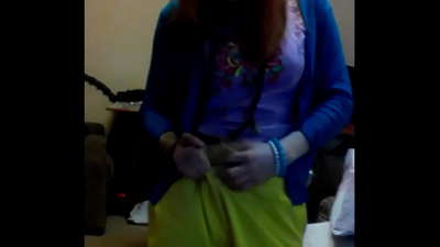 მასტურბაციის ვიდეო, წითური სინათლის ფერიის, ახლოდან